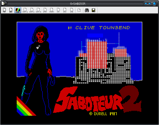 ZX Spectrum screen dump view in Lister